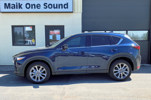 2021 Mazda CX-5 with professional window tint in North Bay